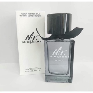 น้ำหอม Mr.Burberry Indigo EDT 100 ml. *กล่องเทสเตอร์* 【ของแท้ 100 % 】ส่งฟรี 📦🛵🚚📦🛵🚚