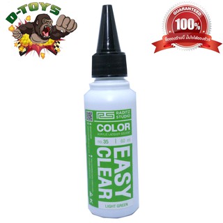 สีโมเดล กันดั้ม Easy Clear Light Green ขนาด 60 ml สำหรับ Airbrush