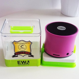 Ewa ลำโพงพกพา บลูทูธ รุ่น A109 (สีชมพู)