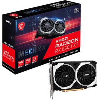 MSI Radeon RX 6500 XT Mech 2X 4GB GDDR6 OC