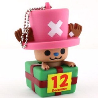 แท้ 100% จากญี่ปุ่น พวงกุญแจ วันพีช One Piece x PansonWorks Chopper Birthday Mascot Figure Ball Chain (December)