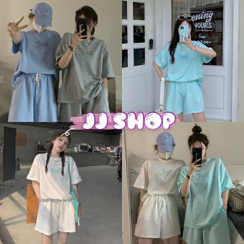 JJ Shop พร้อมส่ง เช็ทเสื้อแขนสั้น+กางเกง ผ้านิ่มใส่สบายมากกก "DX-534" -​N 06