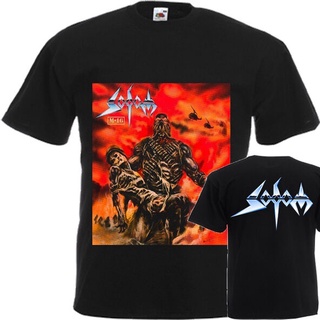 ใหม่ เสื้อยืด พิมพ์ลาย Sodom M 16 Dtg