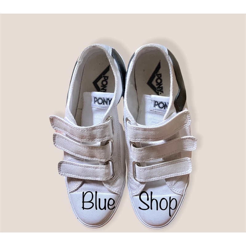 รองเท้าผ้าใบ Pony สีขาว size 40