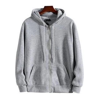 PannoFluxus เสื้อฮู้ดซิปแขนยาวสีทึบซึ่งผู้ชายและผู้หญิงสามารถสวมใส่ได้ในทุกฤดูกาล เรียบง่าย ทันสมัย ​​และหล่อเหลา