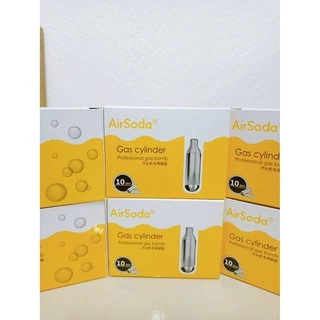 ก๊าซทำโซดา แพ็ค4 !!! แก๊สทำโซดา airsoda กระสุนทำน้ำโซดา ใช้กับเครื่องทำโซดาเท่านั้น