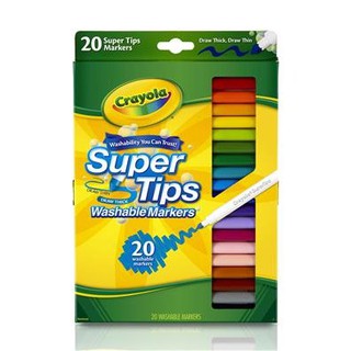 Crayola-สีเมจิก20สี หัวแบบพิเศษเส้นบางและหนาในแท่งเดียว