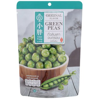 เสี่ยวปั้งถั่วลันเตาอบกรอบรสดั้งเดิม 90กรัม Xiao Pang Original Flavor Crispy Green Peas 90g.