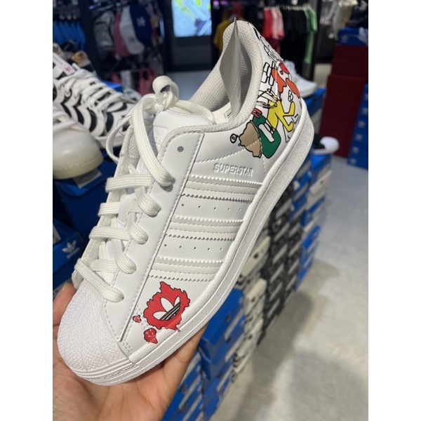 adidas original รองเท้าadidas superstar สีขาวGW5782ของแท้100%จากshop