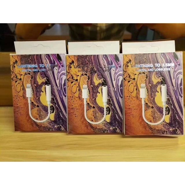 สายแปลงหูฟัง 3.5 มม. สําหรับ iPhone 7 8 Plus iPhone ฟรีหูฟัง iphome 6 ของแท้พร้อมตัวเครื่อง