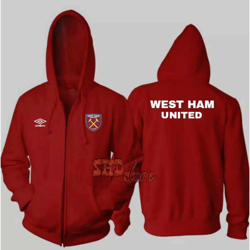 KATUN WEST HAM HOODIE JACKET WEST HAM FOOTBALL JACKET ใหม่ล่าสุดแจ็คเก็ตผ้าฝ้าย