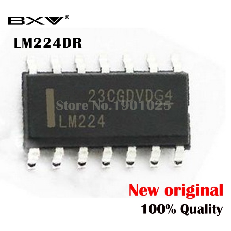 20PCS LM224DR SOP-14 LM224 LM224D SOP SMD ใหม่