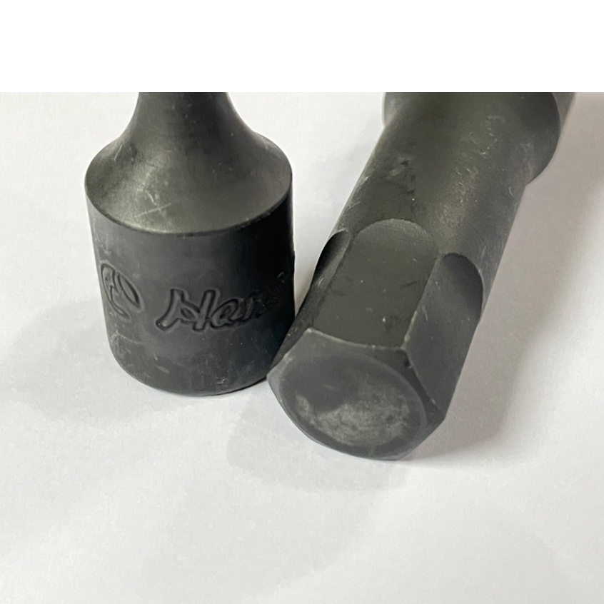 HANS ลูกบล็อกเดือยโผล่ 6เหลี่ยม ลมดำ  ขนาด1/2