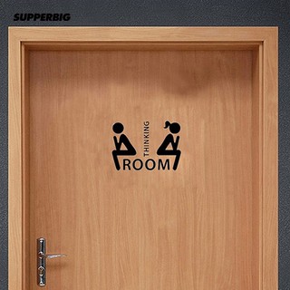 สติ๊กเกอร์ติดห้องน้ําชายหญิง