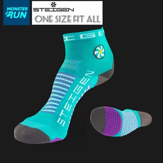 ถุงเท้าวิ่งมีปุ่มกันลื่นใต้ฝ่าเท้า Steigen Ultra Athlete Quarter Length Socks 1/4