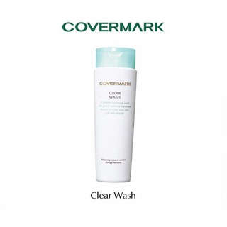 ปลอมคืนเงิน Covermark Clear Wash 85g. ผงแป้งทำความสะอาดผิวหน้าอุดมด้วยส่วนผสมของกรดอะมิโนอ่อนๆ