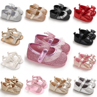 รองเท้าเด็กแรกเกิด กันลื่น ระบายอากาศดี สีทอง แวววาว แฟชั่น …