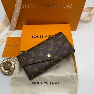 Louis vuitton wallet สีแดงสด Grade vip Size 19cm