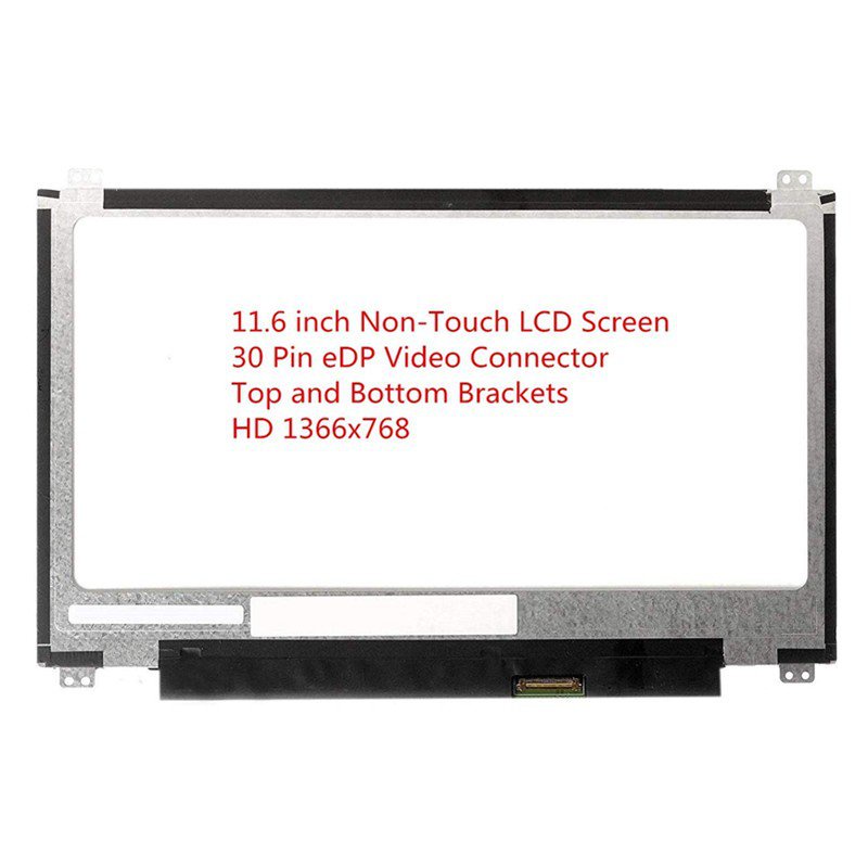 ใหม่ 11.6 LED Slim 30pin UP & Down Bracket แล็ปท็อปหน้าจอ LCD สําหรับ Asus Vivobook E203M E203M-AHFD