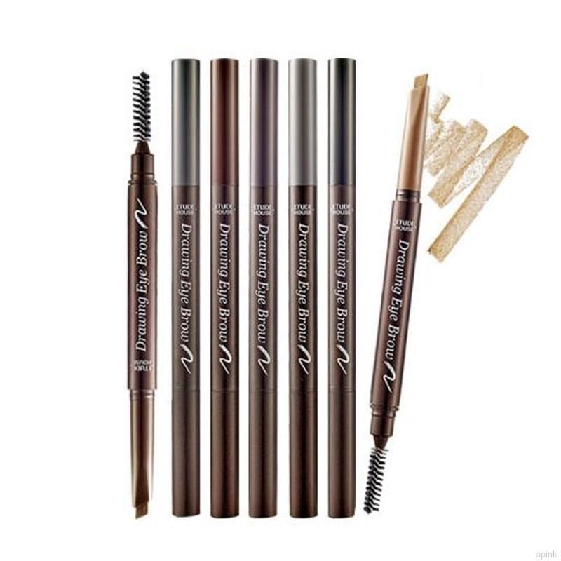 Korea Drawing Eyebrow Pencil Lasting Waterproof double Eyebrow pencil