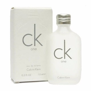 👉ของแทั 👈 สำหรับลูกค้าใหม่ใช้โค๊ด NEWJAKJ0000 ลด 80 บาท  Ck one edt Calvin Klein 15ml. พร้อมส่ง