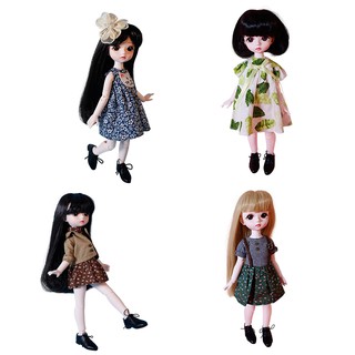 Dream Fairy 1 / 6 Bjd Doll พร้อมเสื้อผ้ารองเท้าสําหรับตกแต่งตุ๊กตา Bjd 30 ซม .