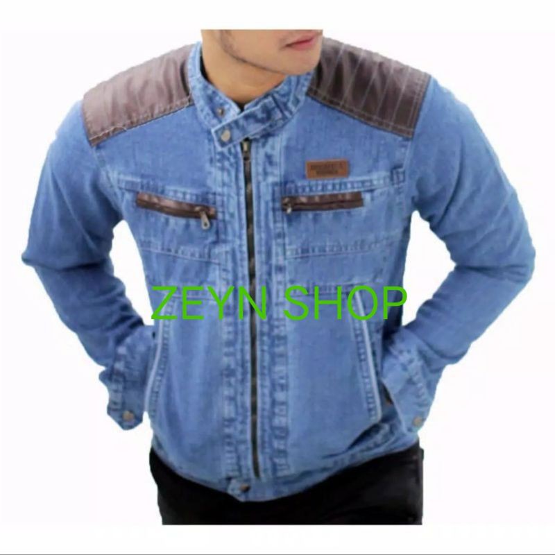 ราคาลง! The BERRY JEANS Jacket - เสื้อแจ็คเก็ตยีนส์ผู้ชาย - DENIM Jacket - รุ่น FJ