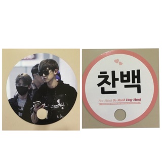 พัดชานแบค chanbaek fan + สติกเกอร์ set