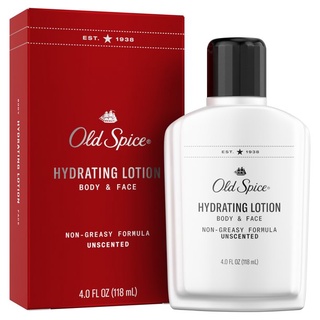 *ลด45.-ใส่โค้ด N2V2SQ* *ทาหน้า* Old Spice Body &amp; Face Lotion 118 ml โลชั่นที่ให้ความชุ่มชื้นให้ผิว ไม่ผสมน้ำมัน