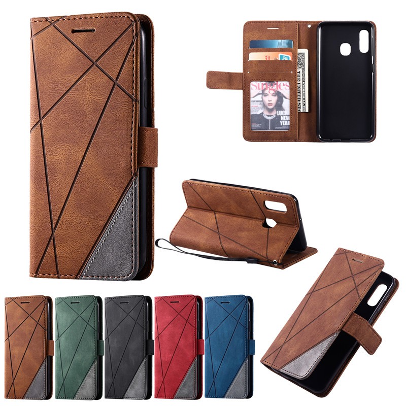 เคสโทรศัพท์มือถือหนัง Pu นิ่ม ฝาพับ พร้อมช่องใส่บัตร ตั้งได้ หรูหรา สําหรับ Samsung Galaxy A51 A71 A11 M11 A21 A31 A41 A21S A03 A51 5G A71 5G