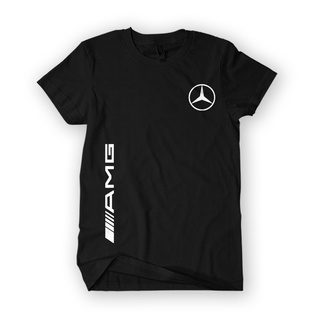 เสื้อยืดโอเวอร์ไซส์เสื้อยืด ผ้าฝ้าย พิมพ์ลาย Amg MERCEDES BENZ MERCY 30s สไตล์สปอร์ต สําหรับผู้ชาย และผู้หญิงS-3XL