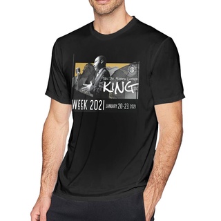 เสื้อยืด พิมพ์ลาย Martin Luther King สวมใส่สบาย สําหรับผู้ชาย