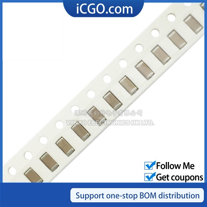 100pcs 1206 SMD ชิป Multilayer ตัวเก็บประจุเซรามิค 9.1NF 10NF 12NF 15NF 18NF 22NF 33NF 47NF 68NF 82N