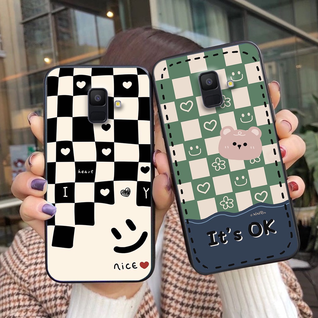 Samsung A6 - Samsung A6 Plus - Samsung A8 - เคส Samsung A8 Plus bearbrick พร้อมรุ่นสปอร์ตสุดน่ารัก