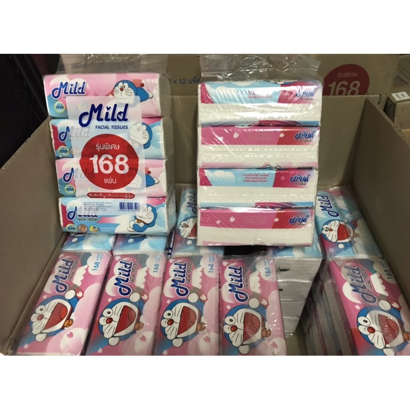 ของแท้‼️ทิชชู่โดเรมอนหนา168แผ่นแพ็ค4ห่อหนานุ่ม ซึมซับดีเยี่ยมโฉมใหม่สวยๆตอนนี้เป็นแพคเก็ตใหม่นะค่ะ