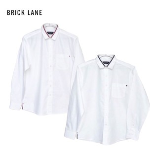 BRICK LANE - เสื้อเชิ้ตผู้ชาย แขนยาว รุ่น Collar Trimmed Shirt