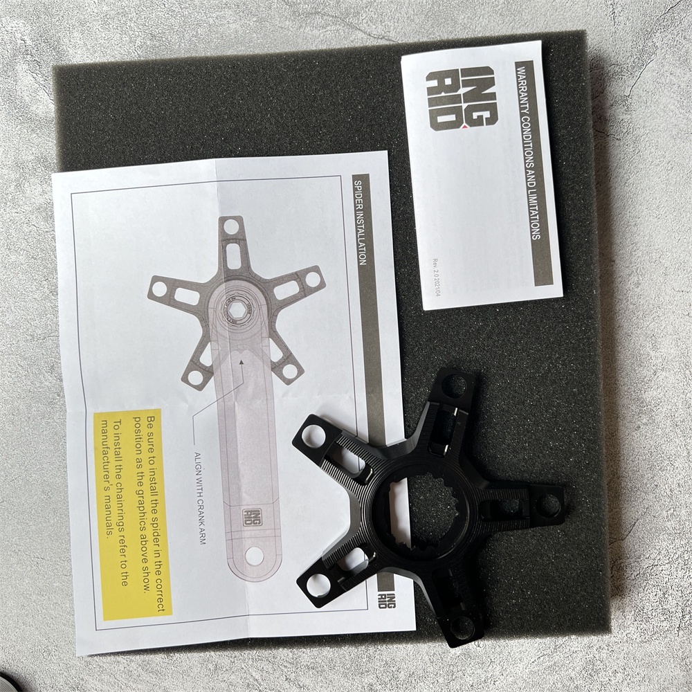 Ingrid ROAD CRANKSET CRS-R2 ใบจานหน้าจักรยาน 110BCD CNC รูปที่ 6