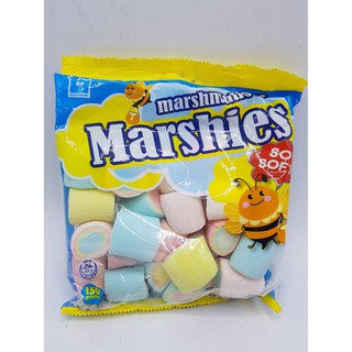 มาร์ชี่ส์ มาร์ชเมลโล่ มาร์ชแมลโลว์ มาชเมลโล่ marsh mellows marshies soft ขนม camping 150 กรัม จ