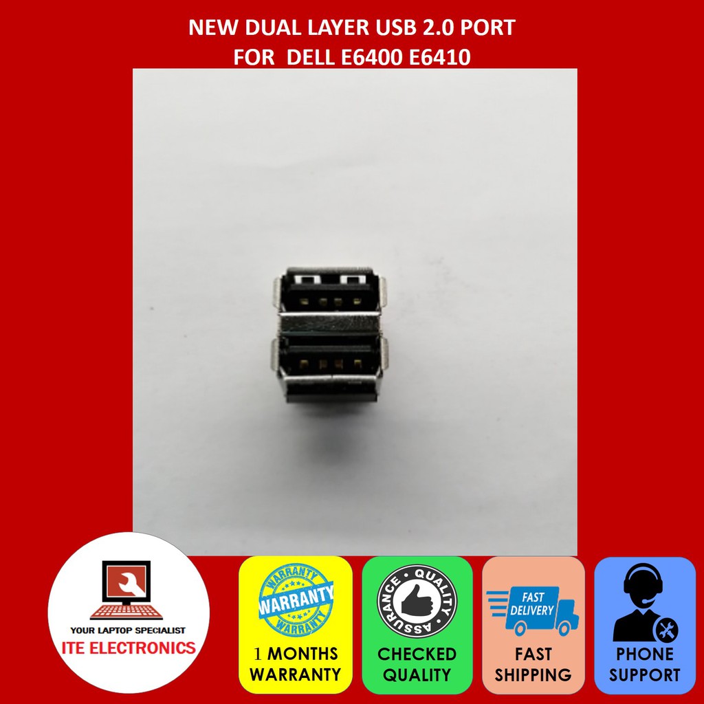 DELL E6400 E6410 DUAL LAYER USB 2.0 PORT