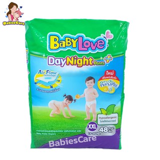 BabiesCare BabyLove DayNight Pants กางเกงผ้าอ้อมเด็ก ไซส์ XXL 48ชิ้น