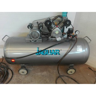 ปั๊มลม ปั๊มลมลูกสูบ พร้อมมอเตอร์ 3 แรง 5 แรง 10 แรง ราคาพิเศษ Air Compressor ยี่ห้อ JAGUAR