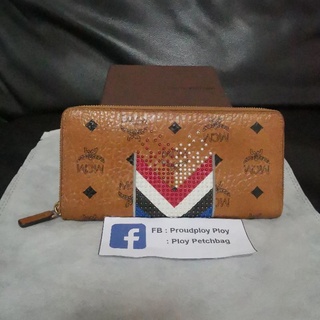 MCM Wallet​ ของแท้ ใบยาว สภาพดี