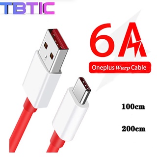 สายชาร์จ Type-C 6A ชาร์จเร็ว สําหรับ OnePlus 9 9R N10 CE 2 5G OnePlus 10 Pro 9RT 8 7Pro 7t 7 T 6t