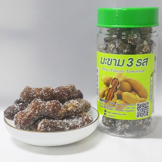 🌿 มะขามฝัก 3 รส 150 g แบบกระปุก พกพาง่าย 🌿 # 3 Flavors Tamarind with Seed