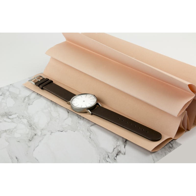 Simpl Watch นาฬิกาข้อมือไร้เข็ม Misty Brown