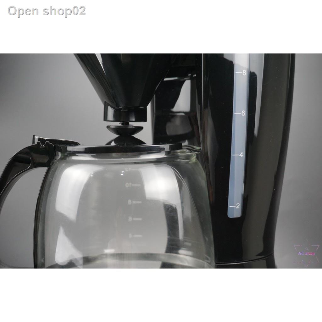 📣ส่วนลด 50%📣❣พร้อมส่ง HOMEZEST coffee maker เครื่องชงกาแฟสด เครื่องทำกาแฟสด 300ml 600ml 1500ml