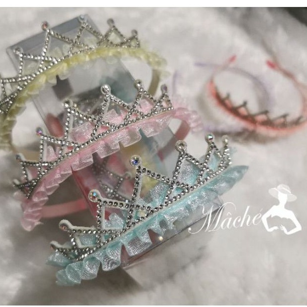 N046 คาดผมมงกุฎเจ้าหญิง คาดผมเด็ก​ คาดผมเพ็ชร คาดผมเจ้าหญิง​ พร้อมส่งจากไทย