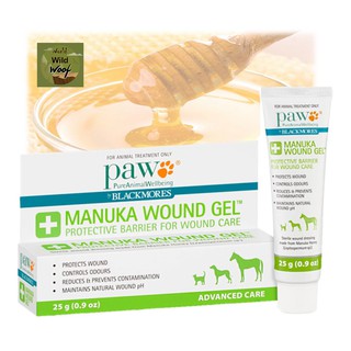 Manuka wound gel เจลน้ำผึ้งนำเข้า สำหรับรักษาแผลสัตว์เลี้ยง 25/100 g