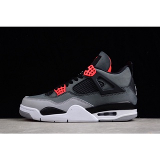 Nk AJ Air Jordan 4 "Infrared" รองเท้าบาสเก็ตบอล DH6927-061