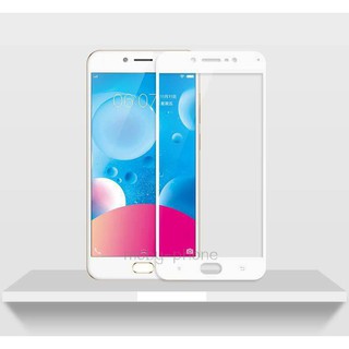 ฟิล์มกระจกนิรภัย VIVO V5 เต็มจอ กาวเต็ม (สีขาว)